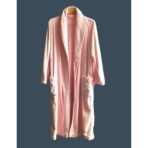 ADONNA- WOMENS PINK 100% COTTON ROBE SIZE MEDIUM